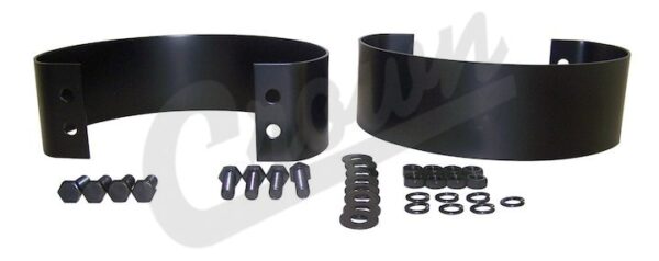 Bumperette Set (Rear-Black)
