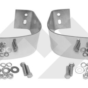 Bumperette Kit (Stainless-Rear)