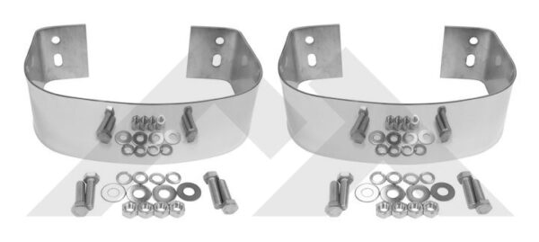 Bumperette Kit (Stainless-Rear)