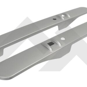 Interior Door Accents Set (Brushed Silver)