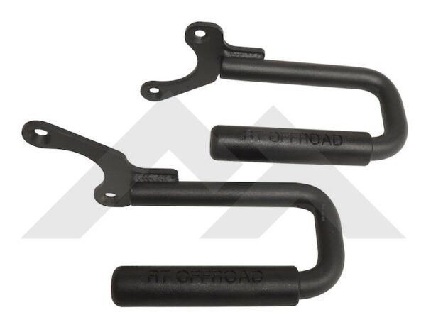 Grab Handle Set (Front-Black Steel)