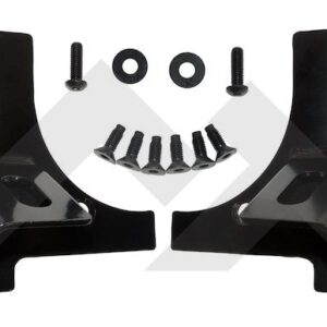Windshield Light Bracket Kit (Black)
