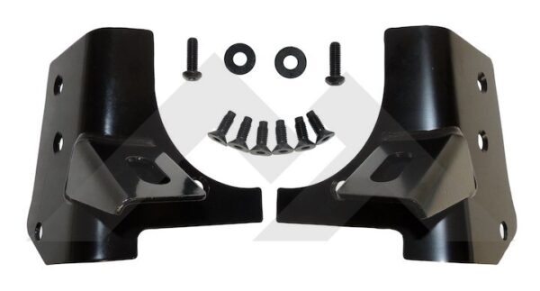 Windshield Light Bracket Kit (Black)
