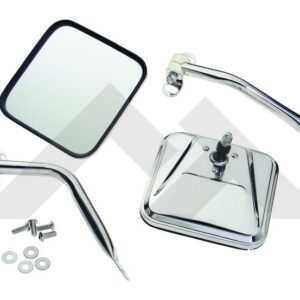 Complete Side Mirror Set (Stainless)