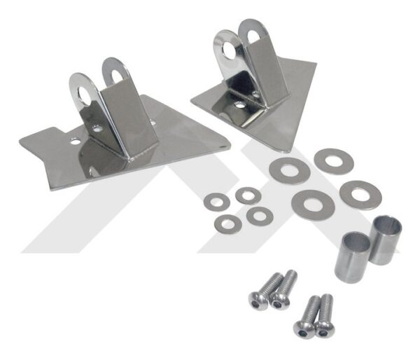 Mirror Relocation Bracket Set (Stainless Steel)