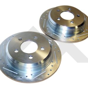 Brake Rotor Set (Rear Drilled & Slotted)