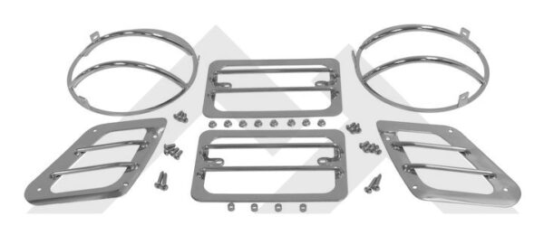 Euro Front Light Guard Kit (6 Pc)