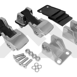Hood Catch Kit (Stainles-TJ Style)
