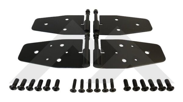 Door Hinge Set (Black Stainless)